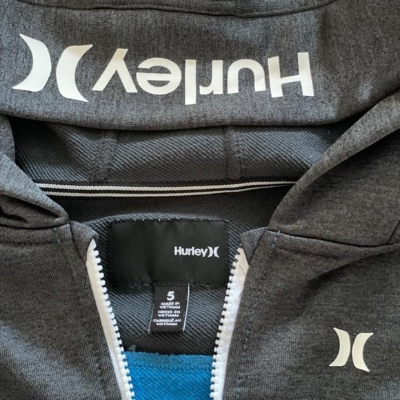 HURLEY FULL ZIP HOODIE BOYS SIZE 5 YEARS - Picture 6 of 12